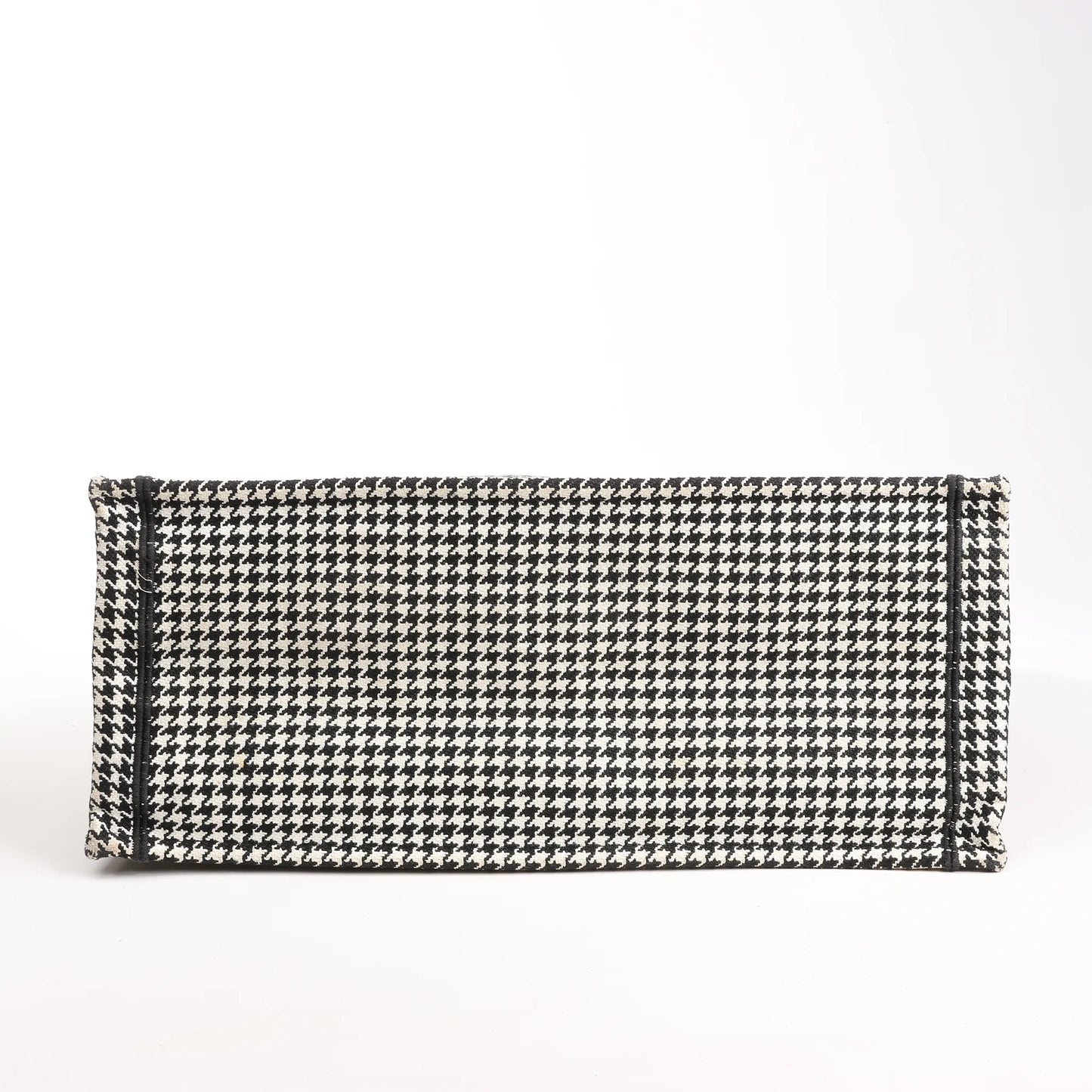 Dior Book Tote Large Canvas Shoulder Bag in Black x White