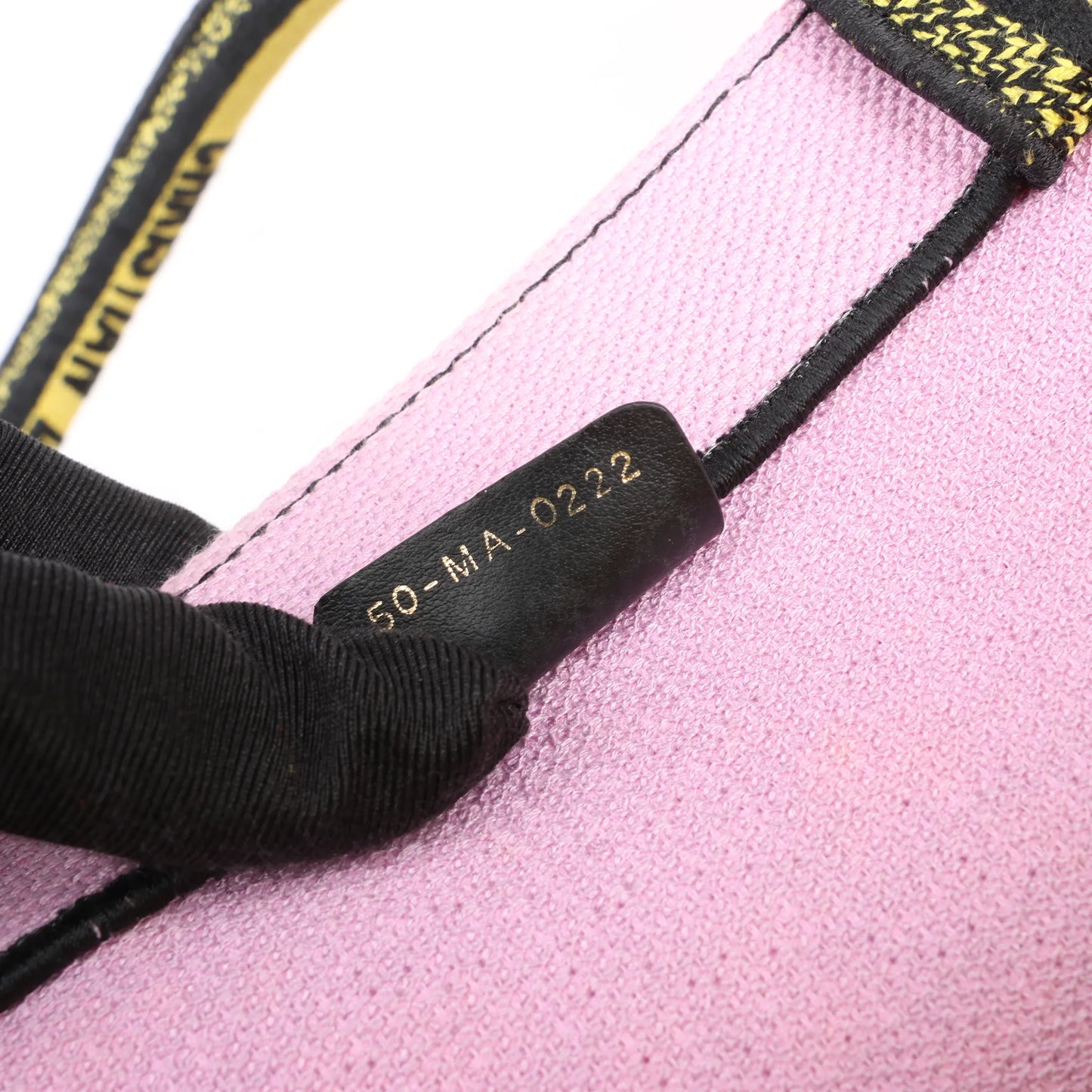 Dior Book Tote Large Canvas Tote Shoulder Bag in Yellow x Purple