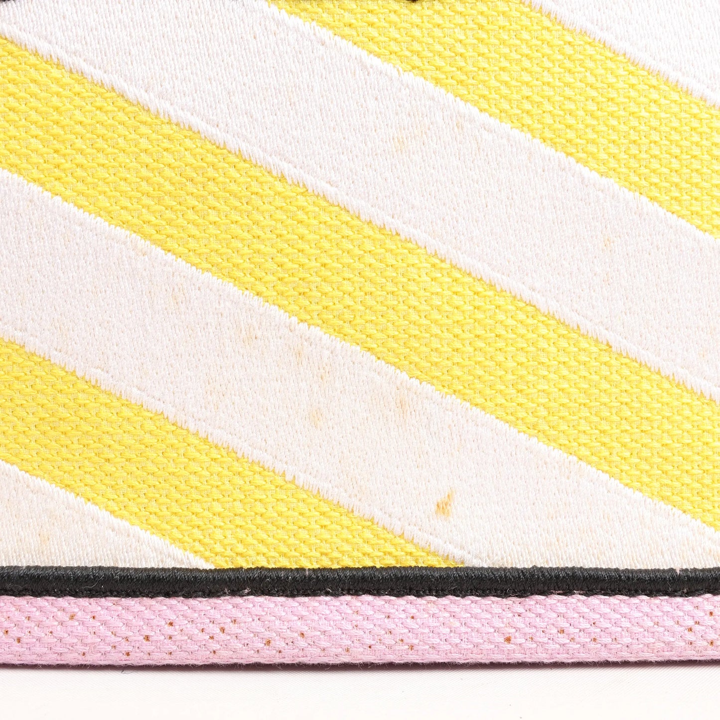 Dior Book Tote Large Canvas Tote Shoulder Bag in Yellow x Purple