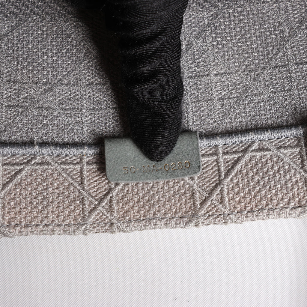 Christian Dior Book Tote Medium Cannage Canvas Shoulder Bag in Gray