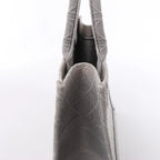 Christian Dior Book Tote Medium Cannage Canvas Shoulder Bag in Gray