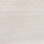 Christian Dior Book Tote Medium Cannage Canvas Shoulder Bag in White
