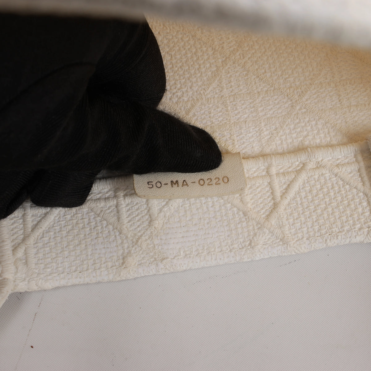 Christian Dior Book Tote Medium Cannage Canvas Shoulder Bag in White