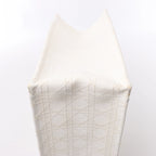 Christian Dior Book Tote Medium Cannage Canvas Shoulder Bag in White