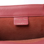 Christian Dior Book Tote Medium Leather Shoulder Bag in Pink