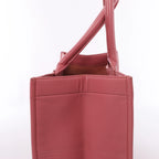 Christian Dior Book Tote Medium Leather Shoulder Bag in Pink