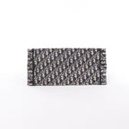 Christian Dior Book Tote Oblique Canvas Shoulder Bag in Navy Blue