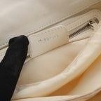 Christian Dior New Lock Cannage Leather Chain Shoulder Bag in White