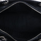 Christian Dior East West Lady Dior Cannage Leather Shoulder Bag in Black