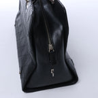 Christian Dior East West Lady Dior Cannage Leather Shoulder Bag in Black
