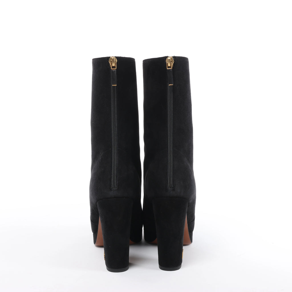 Botas largas de cuero Hermes New Jersey en negro, talla 38 UE