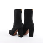 Botas largas de cuero Hermes New Jersey en negro, talla 38 UE