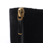 Botas largas de cuero Hermes New Jersey en negro, talla 38 UE