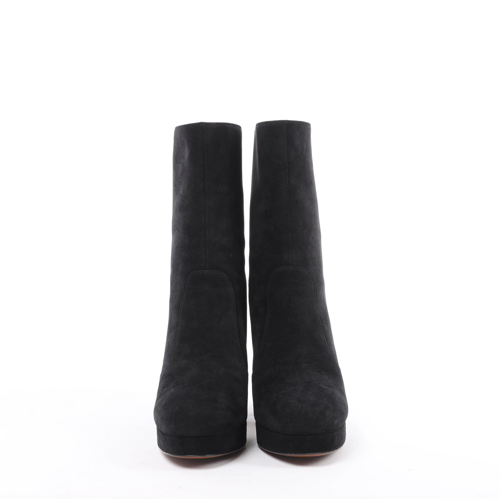 Botas largas de cuero Hermes New Jersey en negro, talla 38 UE