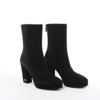 Botas largas de cuero Hermes New Jersey en negro, talla 38 UE