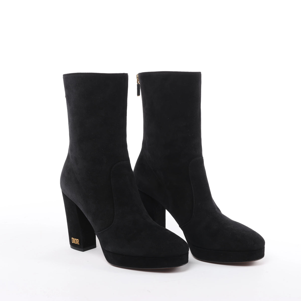 Botas largas de cuero Hermes New Jersey en negro, talla 38 UE