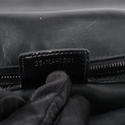 Dior Caro Leather Chain Crossbody Bag in Black