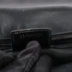 Dior Caro Leather Chain Crossbody Bag in Black