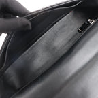 Dior Caro Leather Chain Crossbody Bag in Black