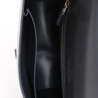 Christian Dior Diorama Cannage Patent Leather Chain Crossbody Bag in Silver