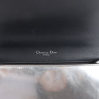 Christian Dior Diorama Cannage Patent Leather Chain Crossbody Bag in Silver