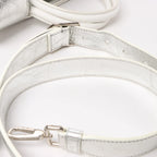 Dior Diorever Medium Leather 2Way Handbag in Silver