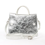 Dior Diorever Medium Leather 2Way Handbag in Silver