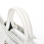 Dior Diorever Medium Leather 2Way Handbag in Silver
