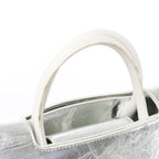 Dior Diorever Medium Leather 2Way Handbag in Silver