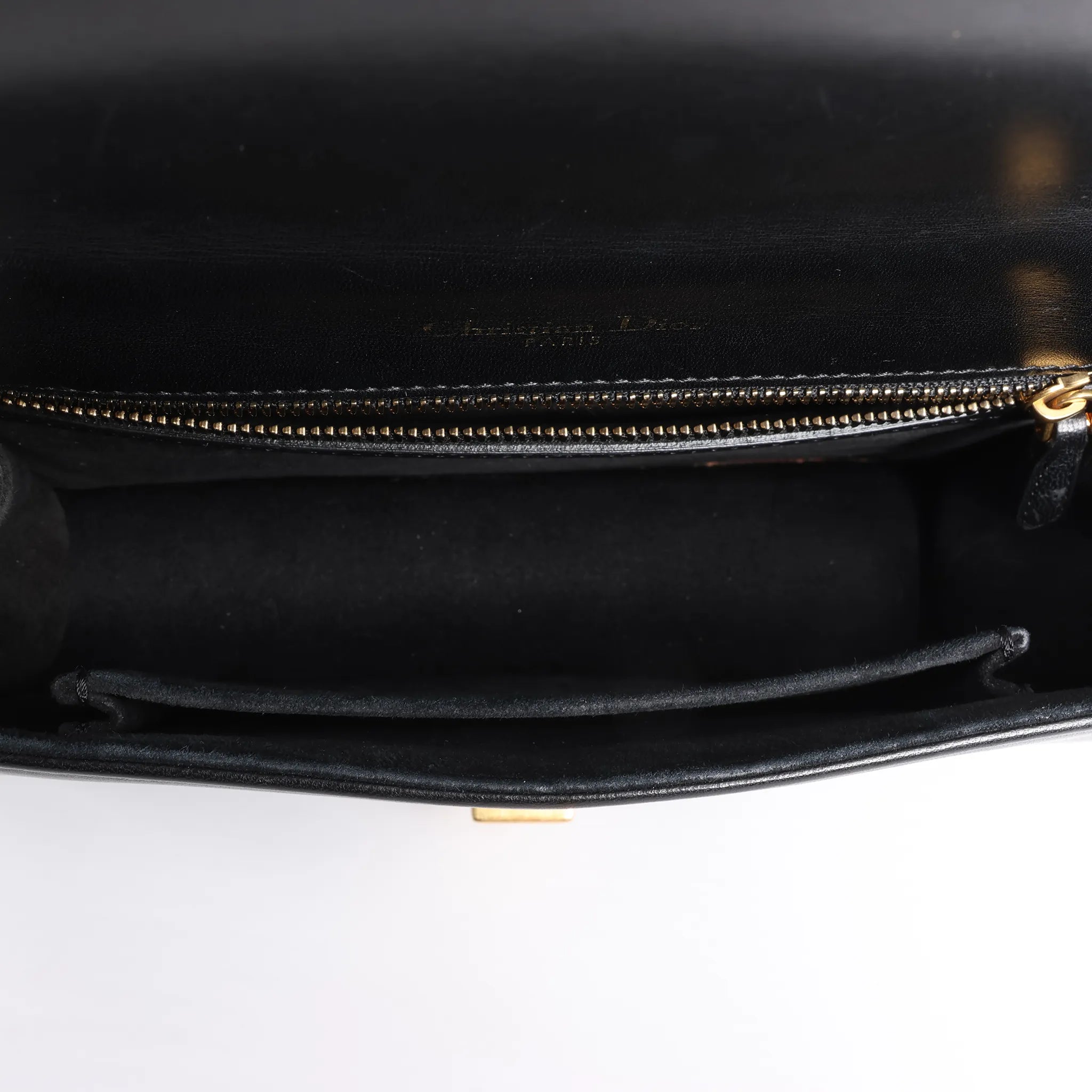 Dior Diorama Leather Chain Shoulder Bag in Black