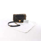 Dior Diorama Leather Chain Shoulder Bag in Black
