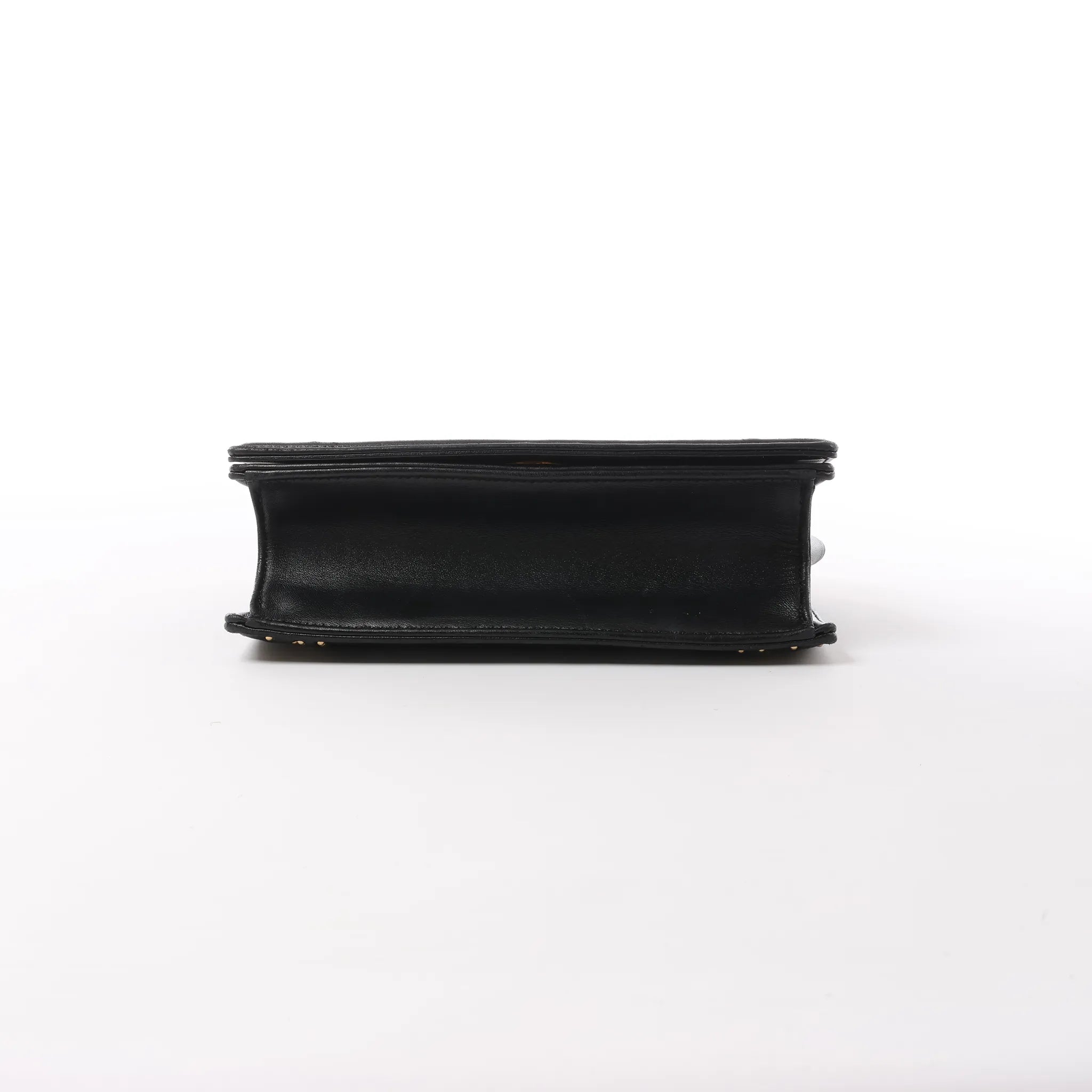 Dior Diorama Leather Chain Shoulder Bag in Black