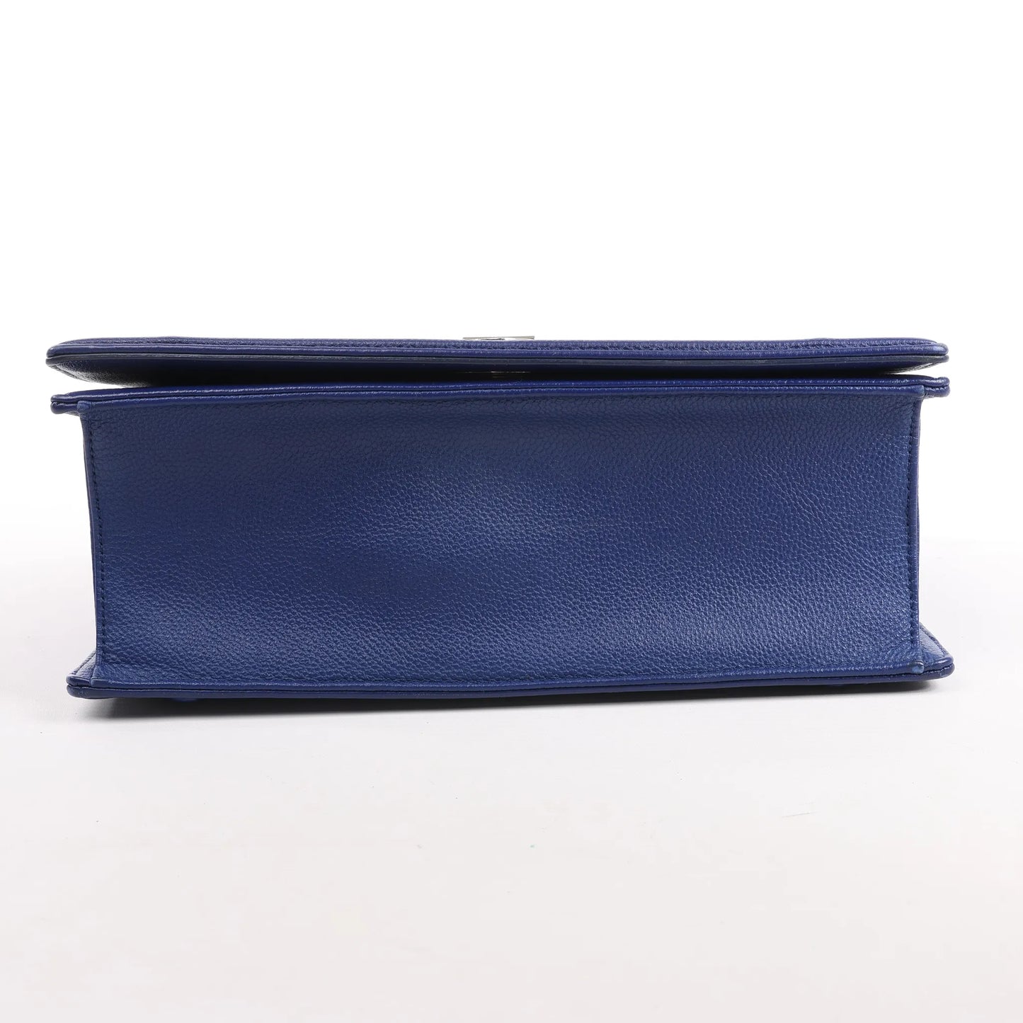 Dior Diorama Leather Chain Shoulder Bag in Navy Blue