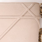 Dior Diorama Leather Chain Shoulder Bag in Powder Beige