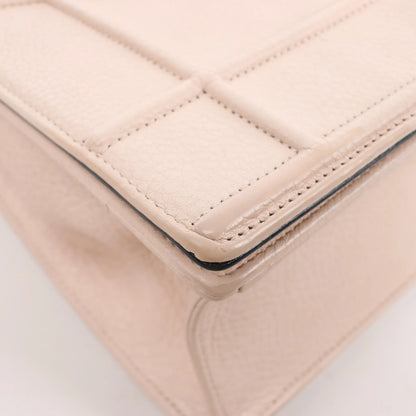 Sac bandoulière chaîne en cuir Dior Diorama beige poudré