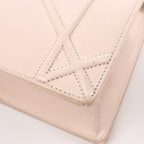 Dior Diorama Leather Chain Shoulder Bag in Powder Beige