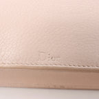 Dior Diorama Leather Chain Shoulder Bag in Powder Beige