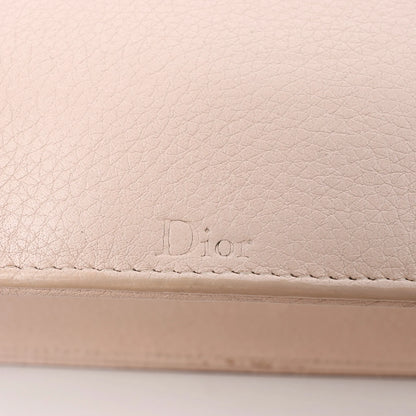 Sac bandoulière chaîne en cuir Dior Diorama beige poudré