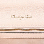 Dior Diorama Leather Chain Shoulder Bag in Powder Beige