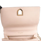 Dior Diorama Leather Chain Shoulder Bag in Powder Beige