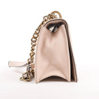 Dior Diorama Leather Chain Shoulder Bag in Powder Beige