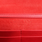 Dior Diorama Leather Chain Shoulder Bag in Red