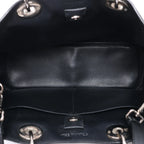 Dior Diorissimo Harako x Leather 2Way Handbag Brown