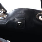Dior Diorissimo Harako x Leather 2Way Handbag Brown