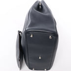 Bolso de mano mediano de dos vías de piel Cannage de Christian Dior en color camello