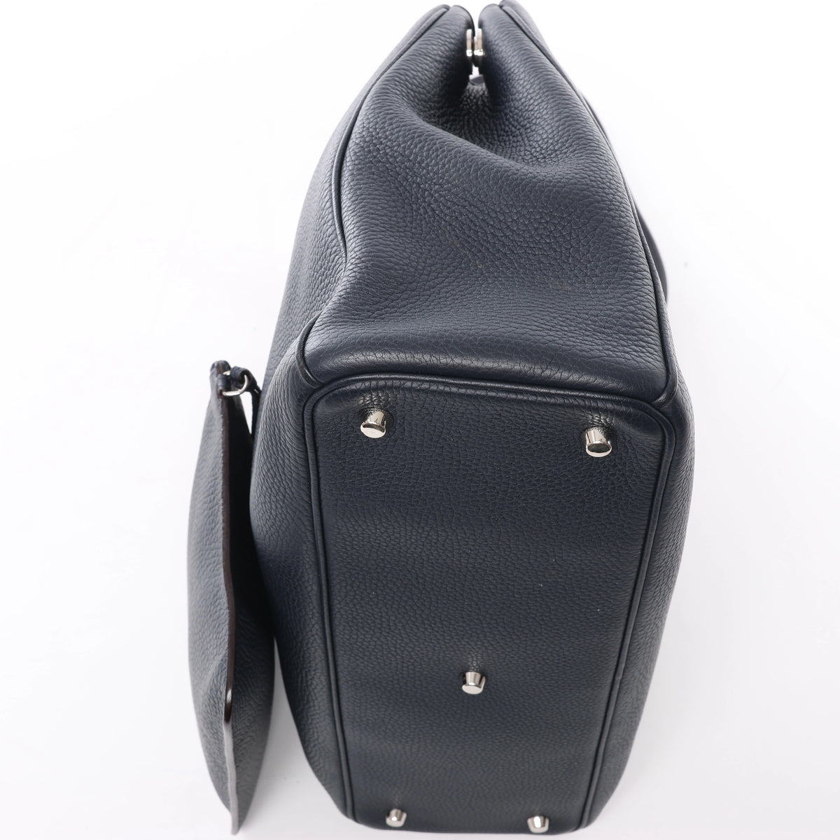Bolso de mano mediano de dos vías de piel Cannage de Christian Dior en color camello