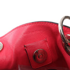 Bolso de mano mediano de dos vías de piel Cannage de Christian Dior en color camello