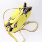Dior Diorissimo Leather Mini 2Way Handbag in Yellow