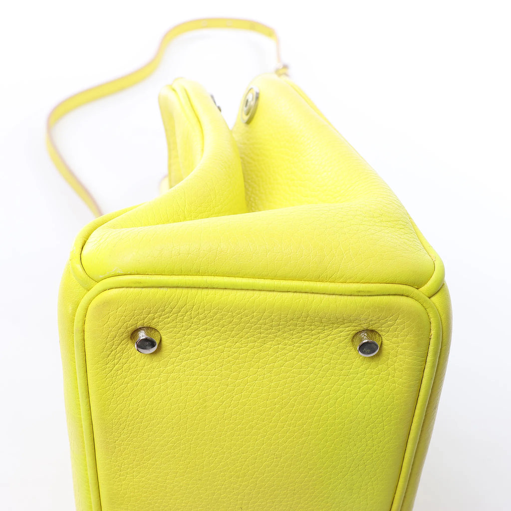 Dior Diorissimo Leather Mini 2Way Handbag in Yellow