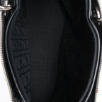Dior Lady Dior Canvas x Patent Leather 2Way Handbag in Black x White